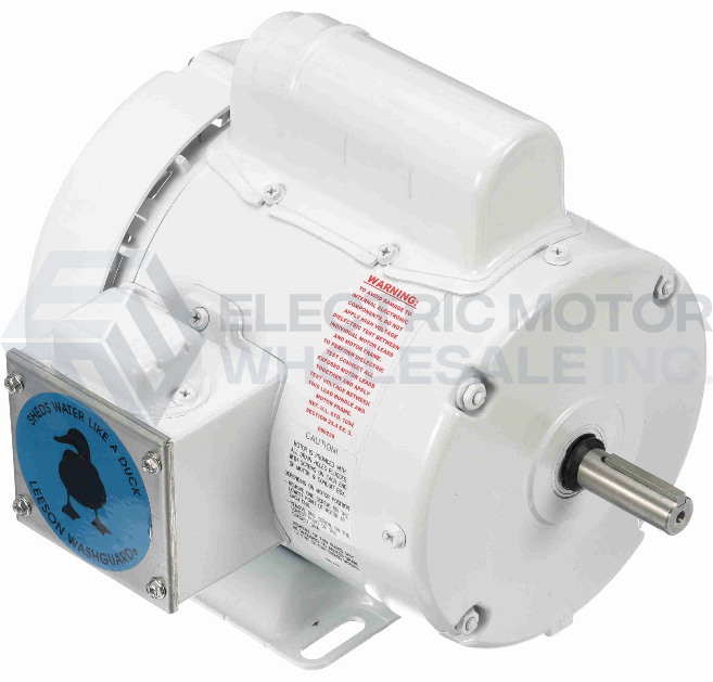 Image for 1/2HP LEESON 1725RPM 56 TEFC 1PH EPOXY WASHDOWN MOTOR 112431.00